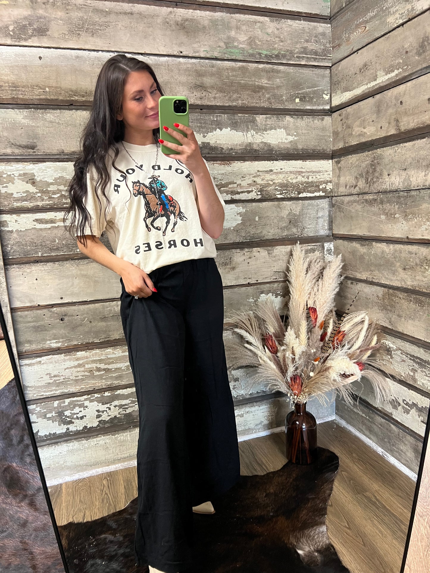Linen Wide Leg Pants