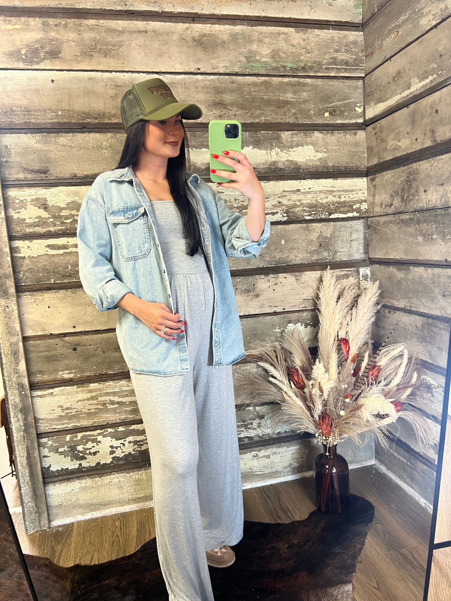 Strapless Wide Leg Lounge Jumpsuit