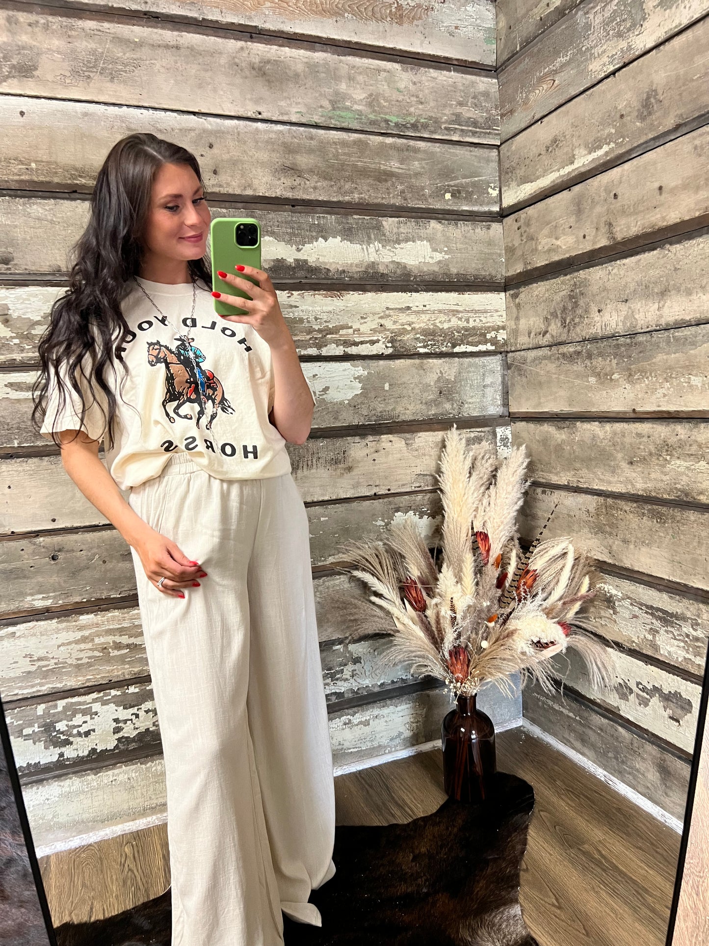 Linen Wide Leg Pants