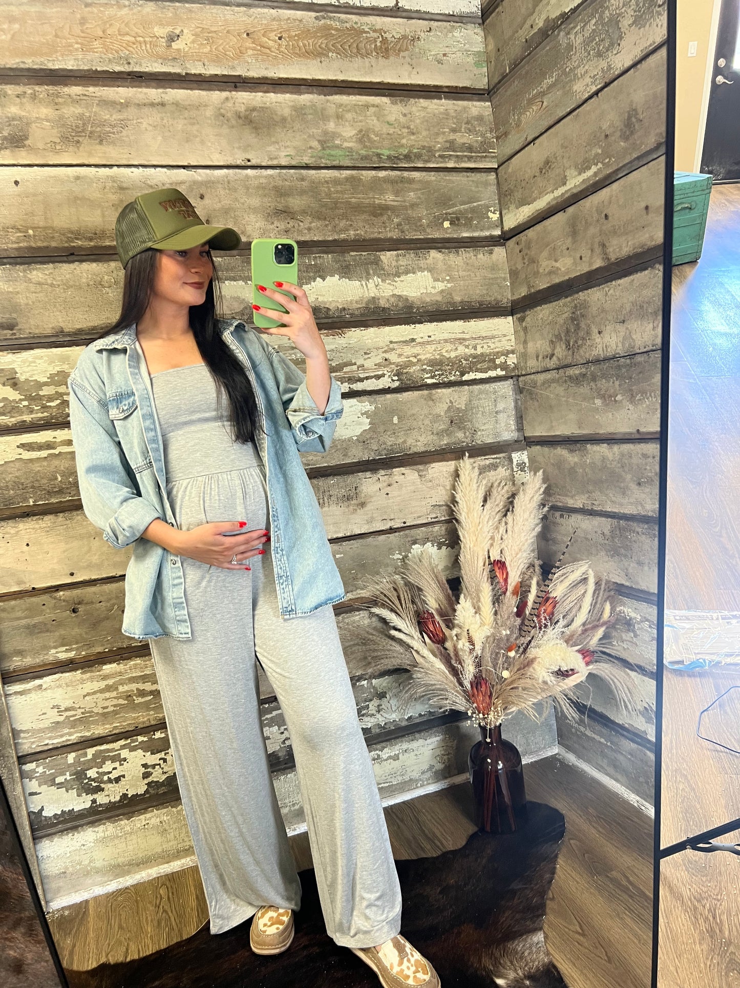 Strapless Wide Leg Lounge Jumpsuit