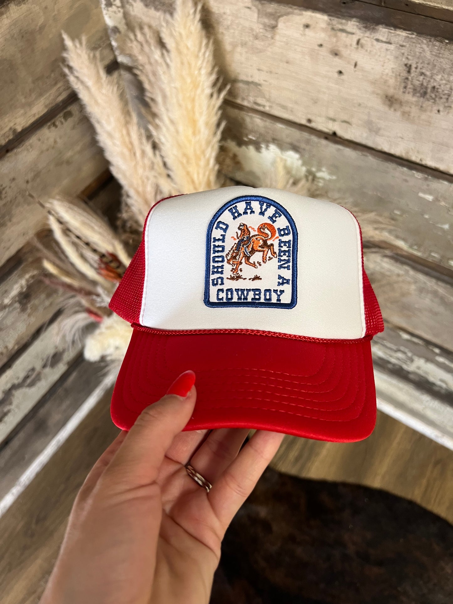 “Should Have Been A Cowboy” Retro Trucker Hat