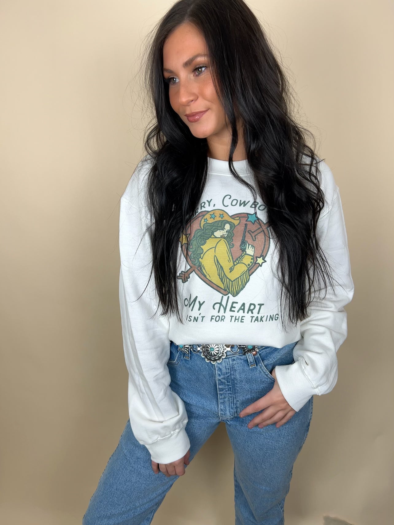Sorry, Cowboy Crew Neck