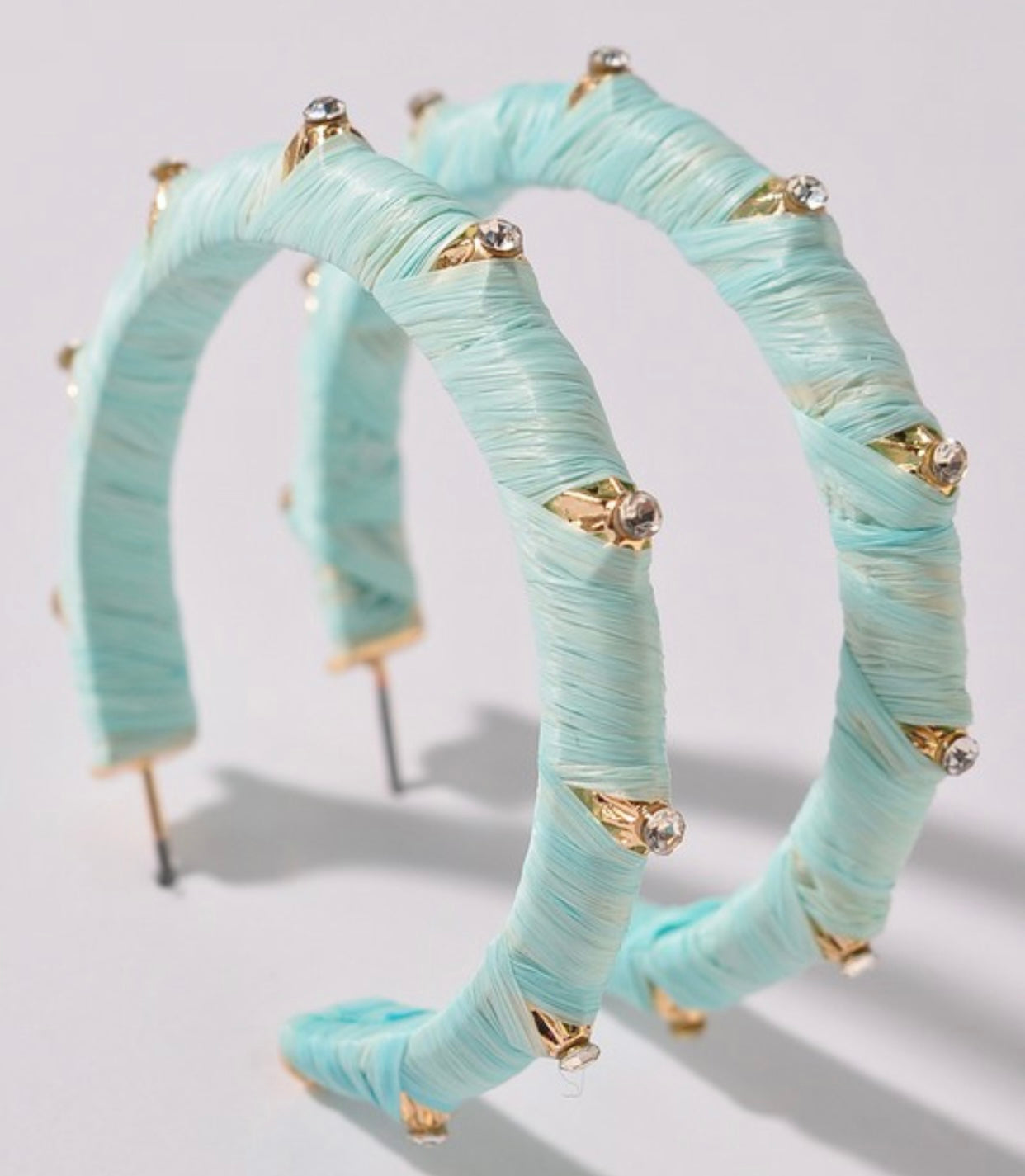 Beach Vibes Colored Hoops