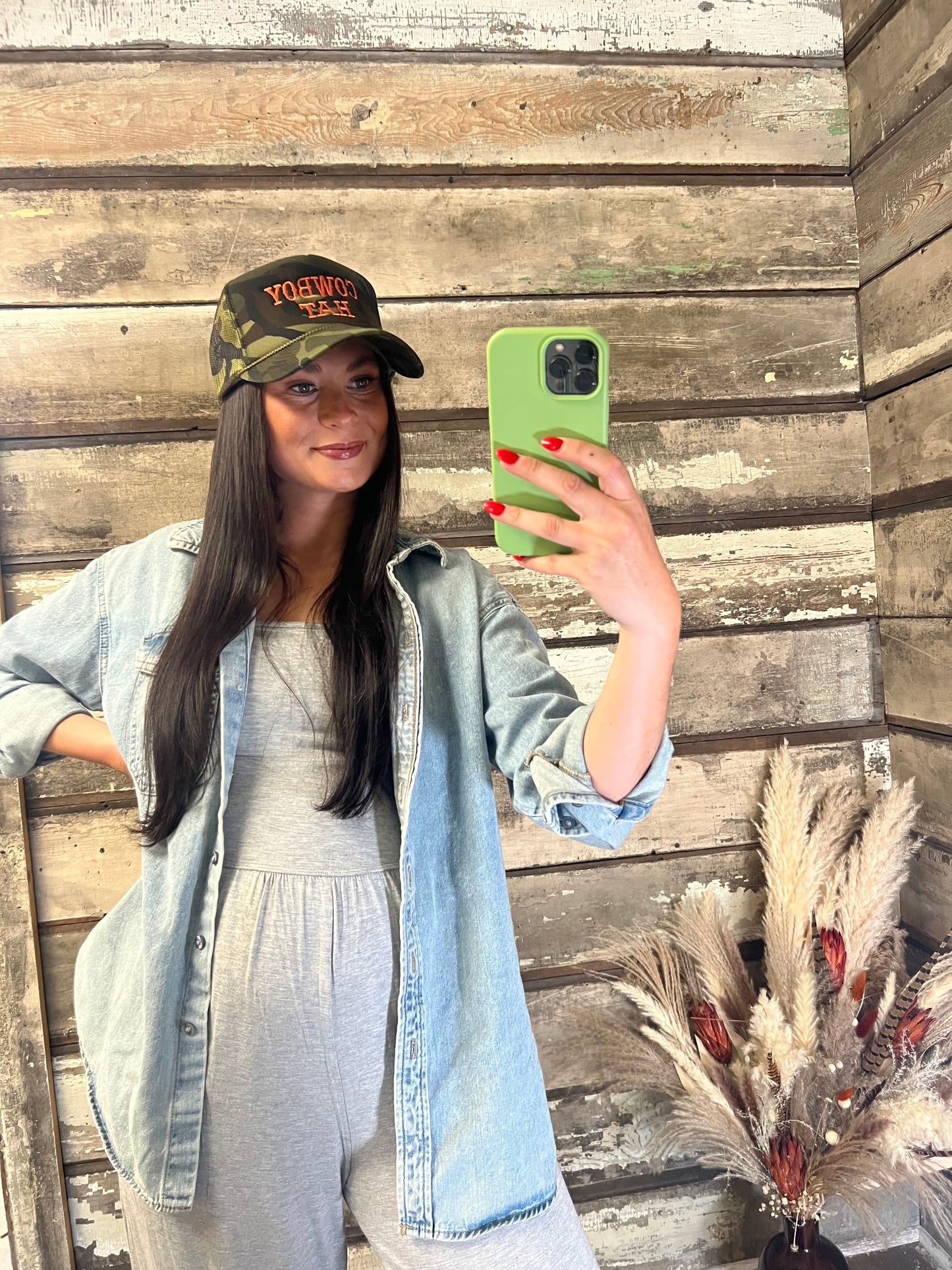 “ COWBOY HAT” Trucker Cap