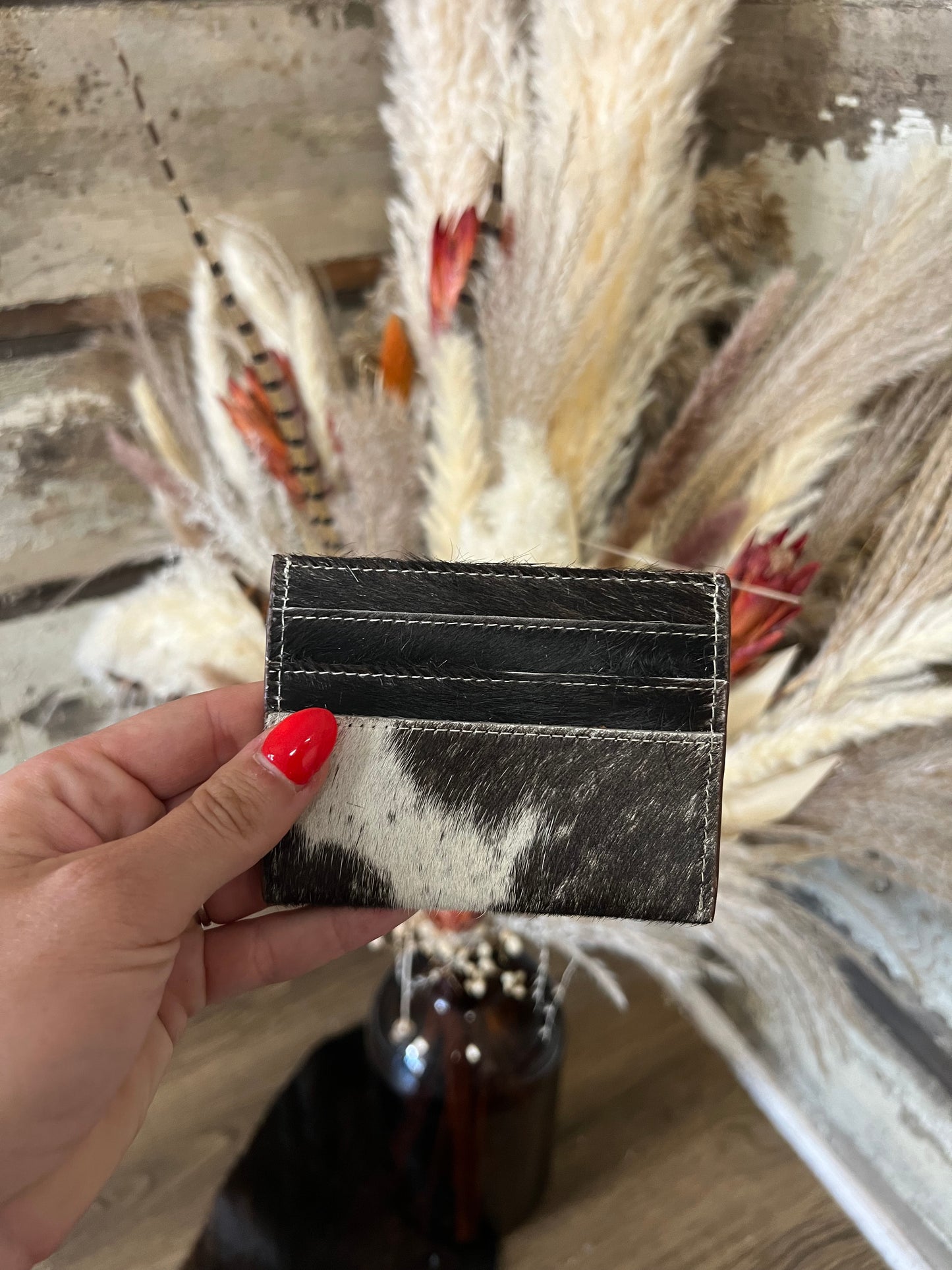 Cowhide Card Holders