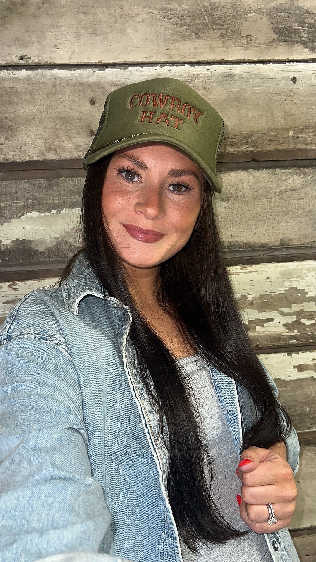 “ COWBOY HAT” Trucker Cap