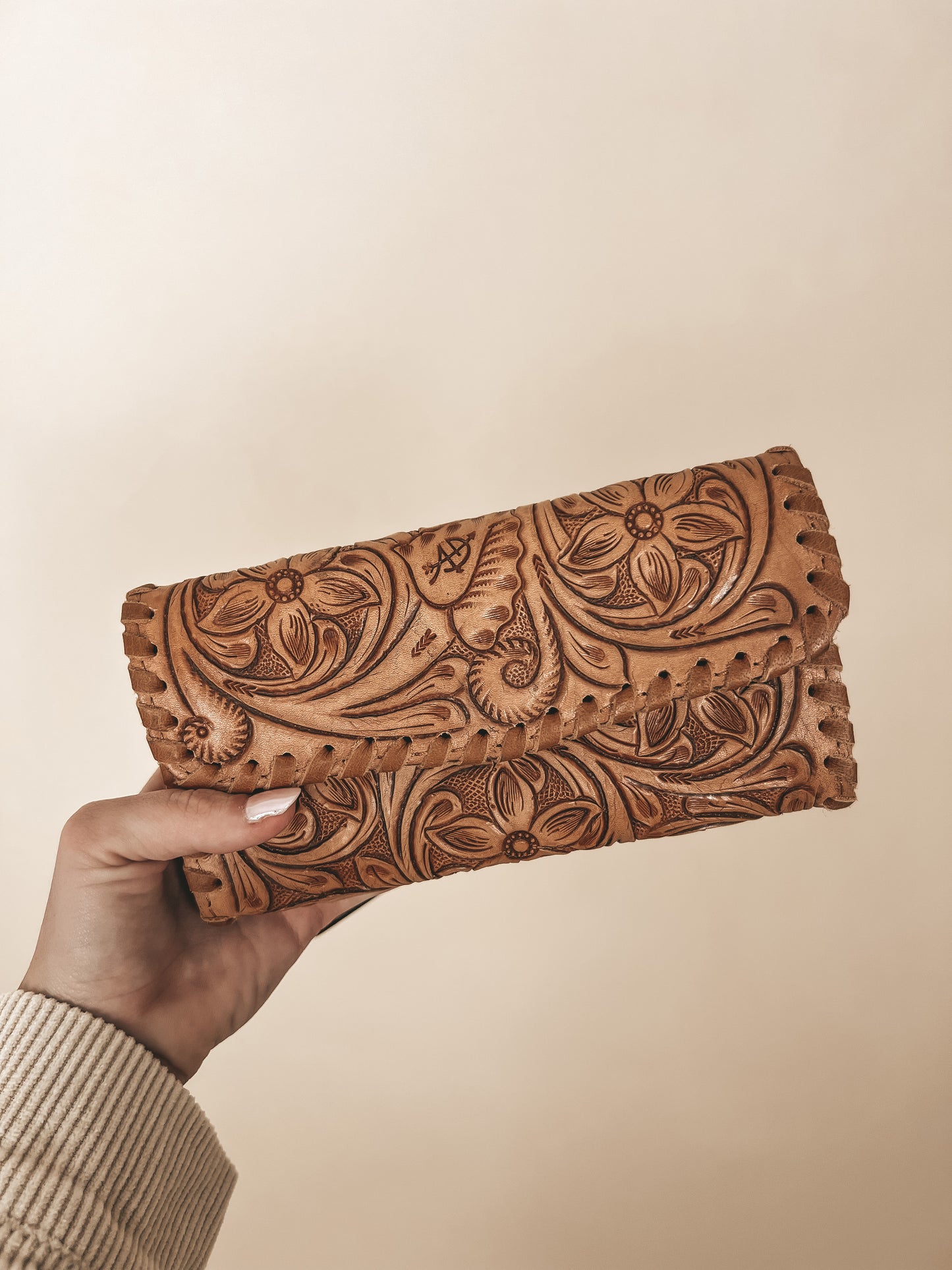 Hand Tooled Clutch