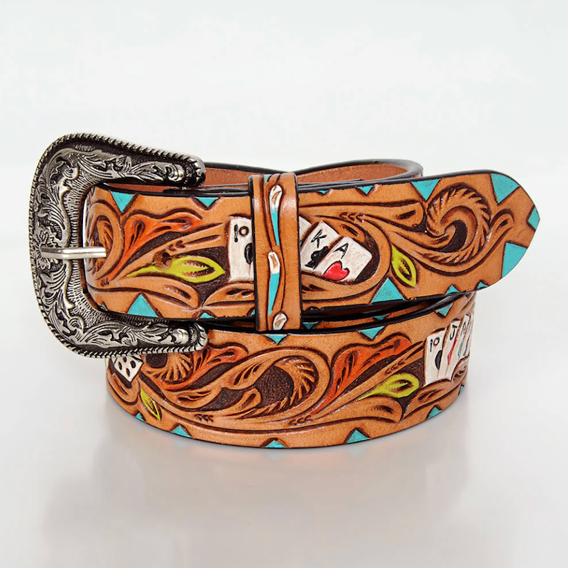 Show Me Your Hand Tooled Belt- 36”