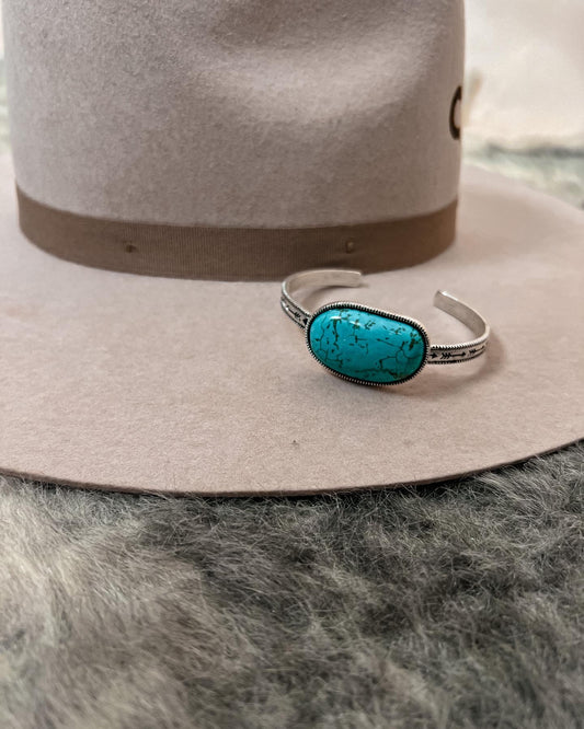 Turquoise Arrow Cuff Bracelet